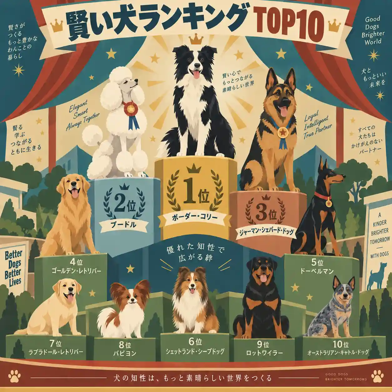 賢い犬ランキング
