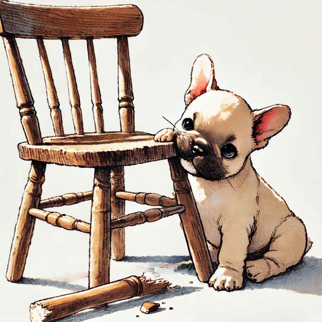 子犬　木のおもちゃ　いつから