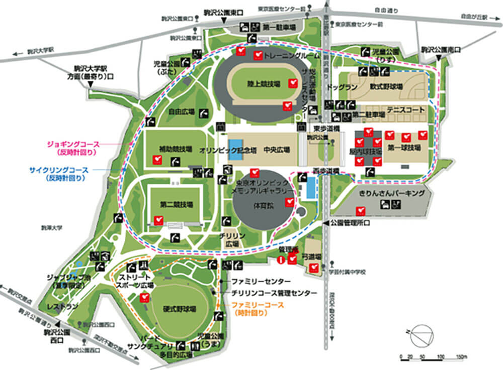 駒沢公園マップ