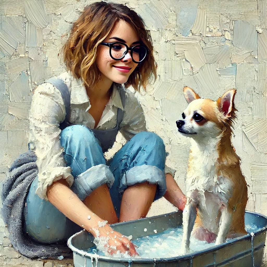 犬　お風呂　好き