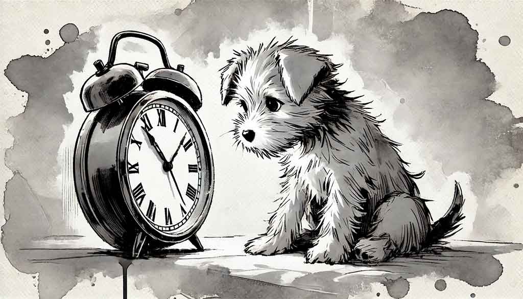 子犬　留守番　１０時間