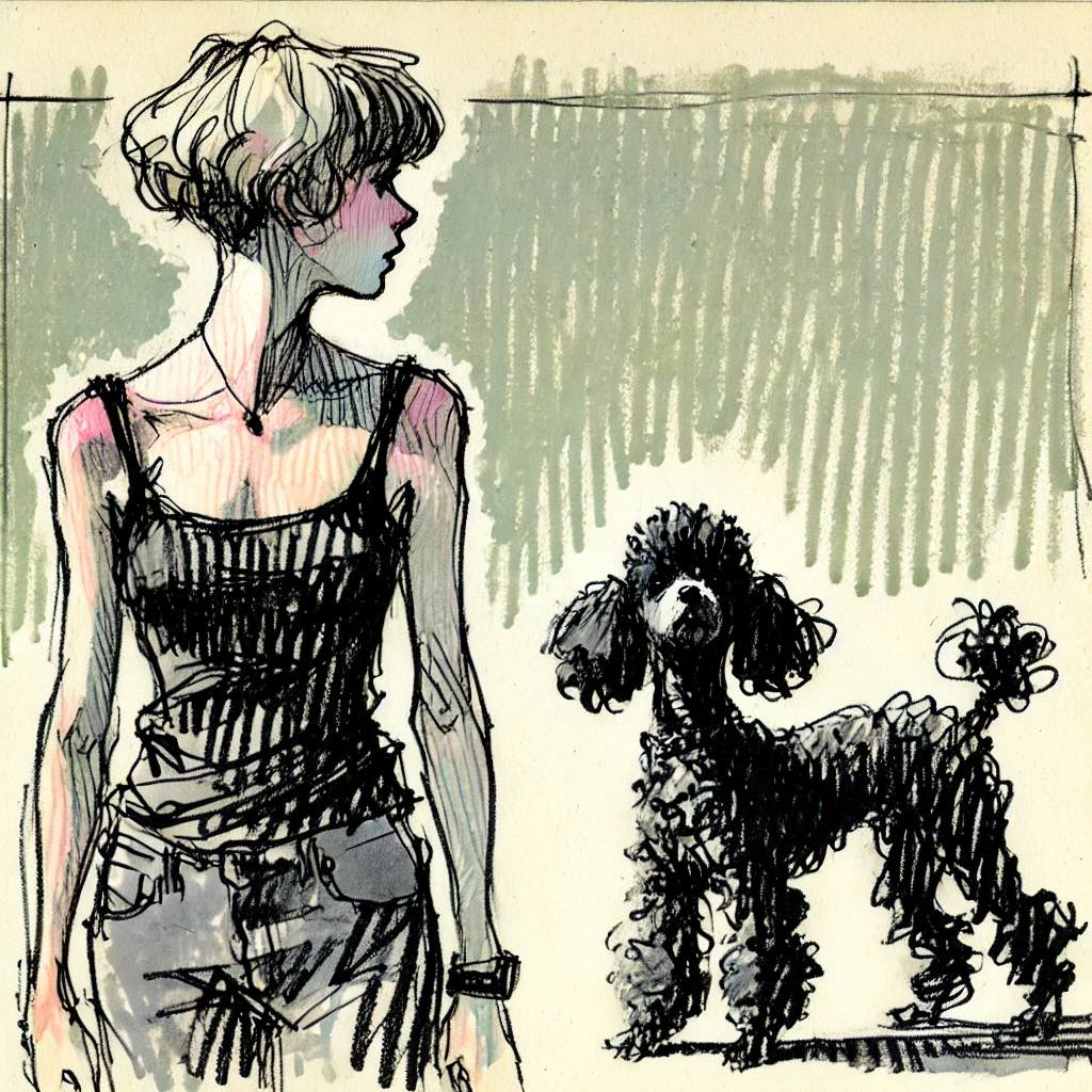 犬　椅子の下で寝る