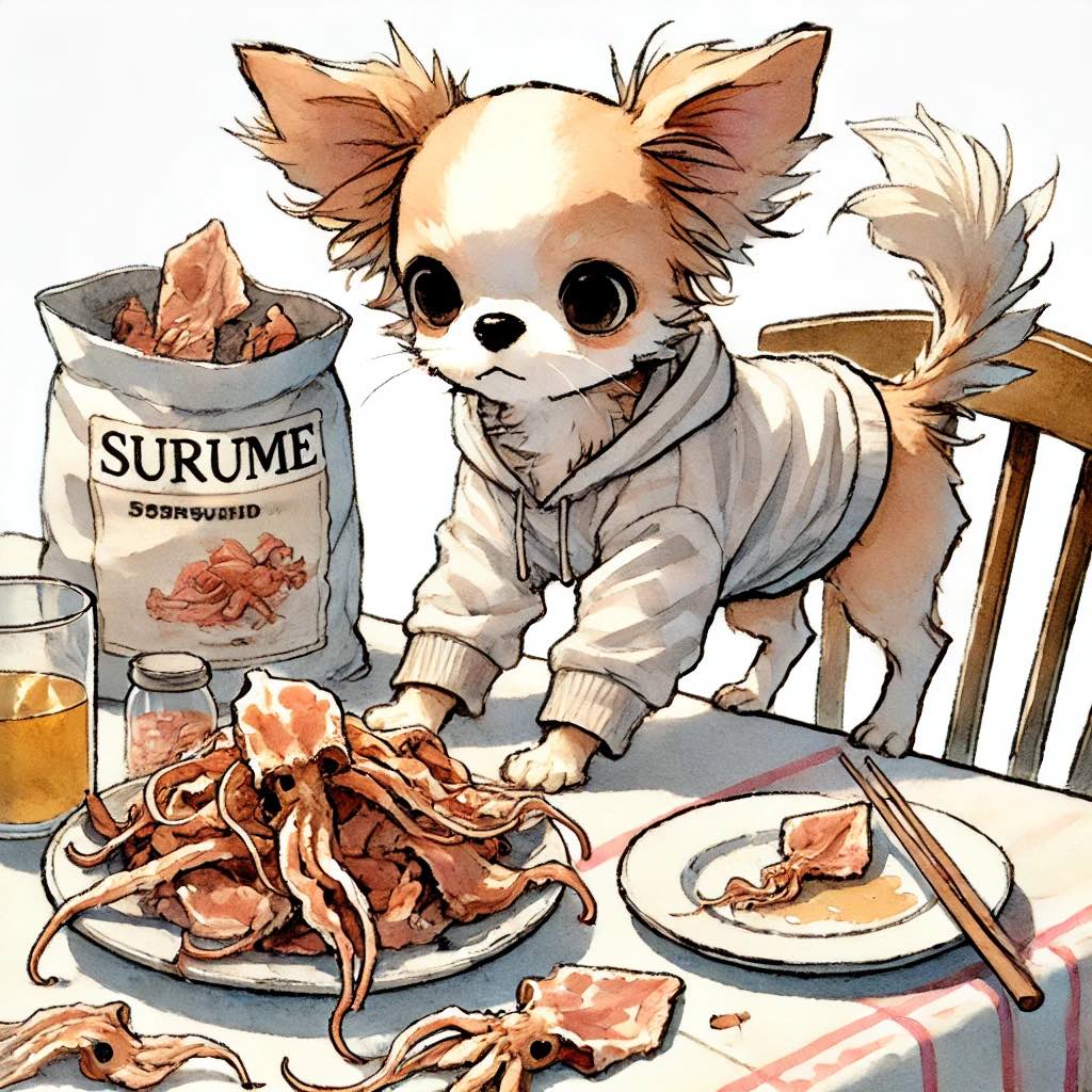 犬 スルメ 食べた
