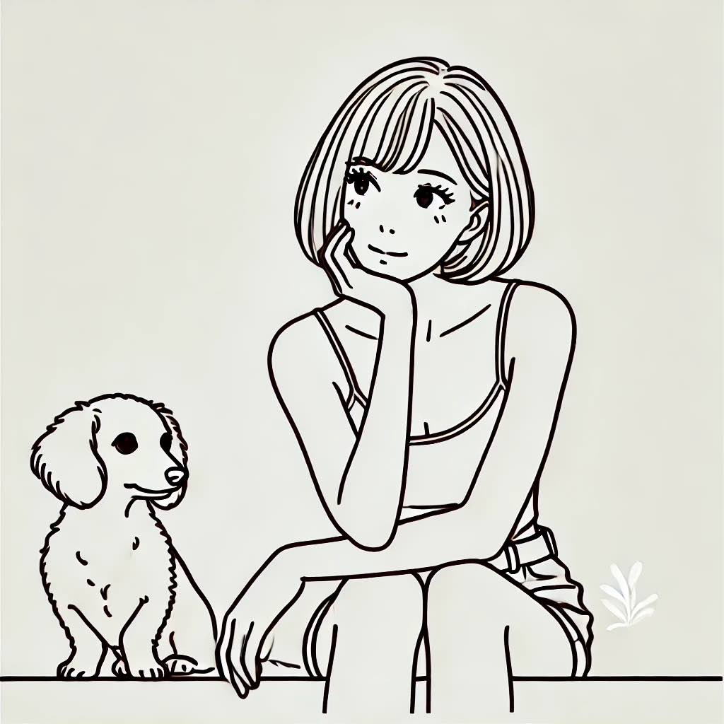 犬がベッドで寝ない 床で寝る