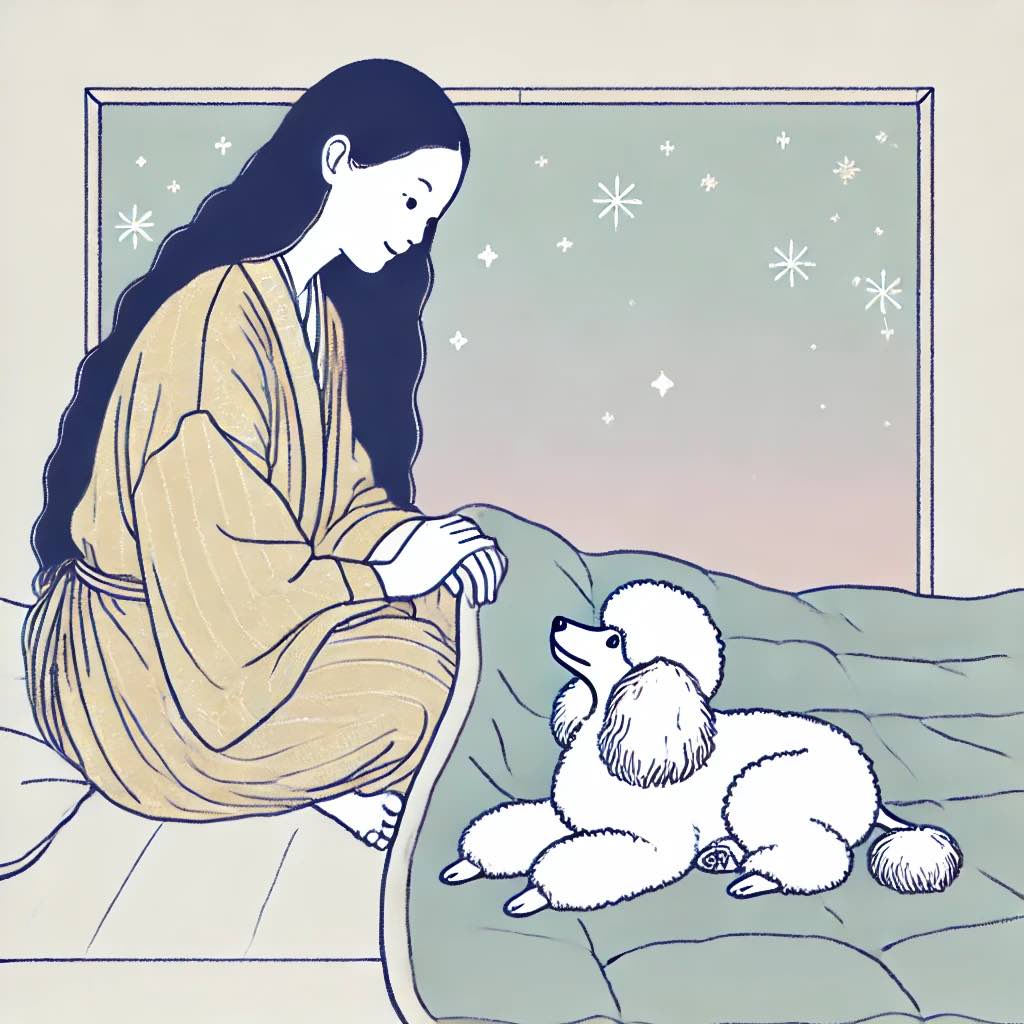 女性を尊敬している犬